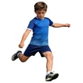 thumbnail image 5 of Shadoumai Little Boys Clothes Crew Neck Color Block Short Sleeved T Shirt Set Loose Fit Shorts Set 2 Piece Outfit Summer Boys Sets 2 Piece Outfits, 5 of 6
