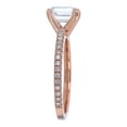 thumbnail image 5 of 14K Rose Gold 1-1/4 cttw. Certified Diamonds Emerald-cut Engagement Ring by Hollywood Hills Jewelers, 5 of 6