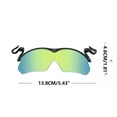 thumbnail image 5 of 3Pcs Polarized Clip On Sunglasses Hat under $5! Yannianjz Clip-On Polarized Sunglasses, Adjustable Rotating Sports Sunglasses for Outdoor Activities, UV Protection Glasses for Driving and Fishing, 5 of 9