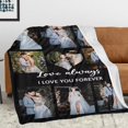 thumbnail image 3 of AISENIN Picture Blanket Customized Couples Gifts for Boyfriend Girlfriend Wife Husband Birthday Valentine Anniversary Wedding Gift for Him Her Women Men, 3 of 5