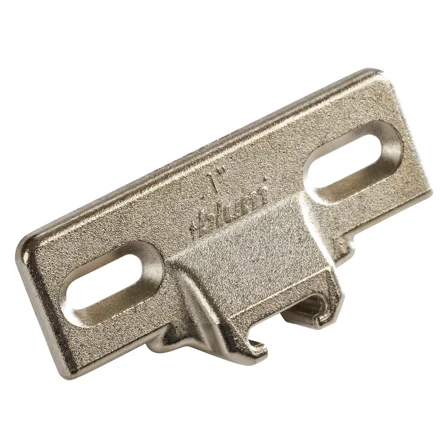 Blum 1" Overlay Edge Mount Mounting Plate 130.1110.02 Compact 33 Hinge