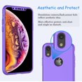 thumbnail image 3 of Coques pour Apple iPhone TP Max / iPhone TP / iPhone XR / iPhone X, Étui Ultra Mince Rigide Protection Complète avec Protecteur d'Écran en Verre Trempé - Rouge, 3 of 4
