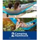 thumbnail image 3 of Hamaca de camping doble e individual con correas para árboles, para senderismo, viajes, playa, patio, 2 personas al aire libre e interior, ligera y portátil con correas de acero y mosquetones Sincero Hogar, 3 of 4