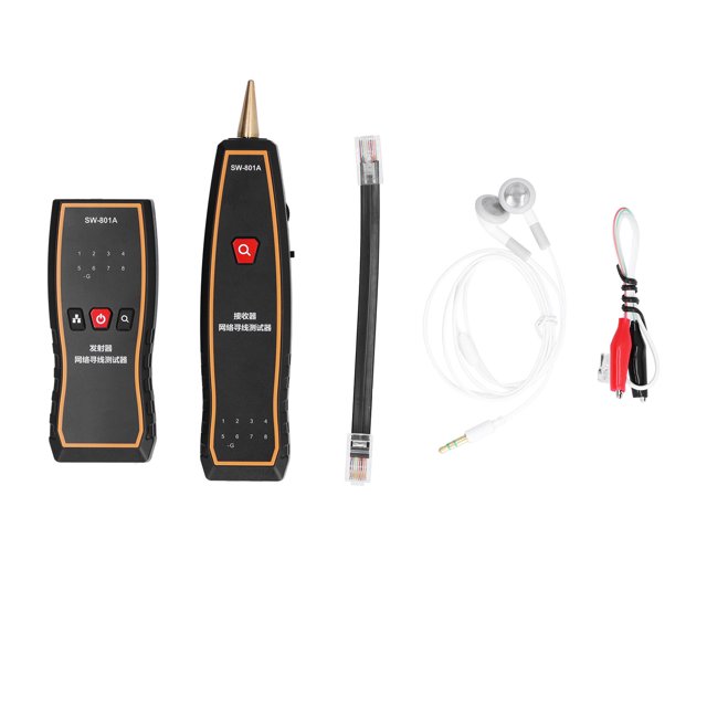 Contrôleur de Câble SW-801a, Testeur de Ligne Téléphonique Multifonction, Instrument de Mesure de Réseau pour la Vérification du Réseau