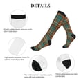 thumbnail image 5 of Lsque colorful plaid Pattern Sport Compression Socks for Men & Women 15-20 mmHg Knee High Nurse Pregnant Running Medical and Travel Athletic, 5 of 6