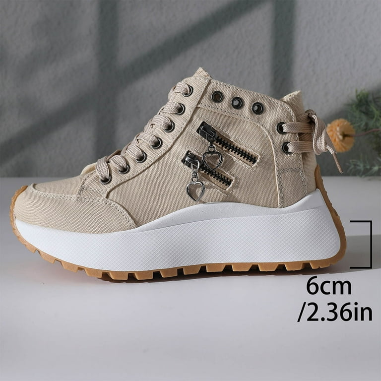 Chunky High Top Fashion Sneakers for Women Fashion Punk Studded