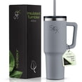 thumbnail image 1 of Vaso térmico SIPX de acero inoxidable gris de 1,2 L, 1 of 7