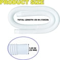 thumbnail image 3 of Mangueras de repuesto para filtro de piscina Manguera de bomba de piscina flexible de 59 pulgadas de largo Tmvgtek Libre de BPA, 3 of 3