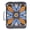 Blue Orange White Feather, variant on Haosy Accordion File Organizer Zipper Binder 500 Sheet 6-Tab Expanding File Folder Multi-Pocket 1.2 Inch 3 Ring Watercolor Chandelier Plant