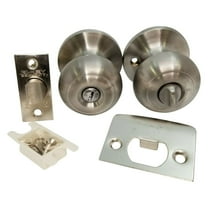 High Quality Door Knob Privacy Lock Interior Bathroom Bedroom Stainless Steel