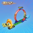 thumbnail image 4 of Juguete Pista de Carros con Lanzador de Tiburón, Aro de Fuego y Auto Incluidos, 4 of 5