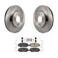 thumbnail image 1 of Transit Auto Front Disc Brake Rotors and Ceramic Pads Kit for Car Honda Civic K8A-103822, 1 of 11