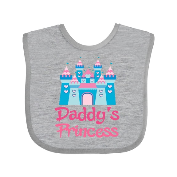 Inktastic Princess (Daddy's) Girls Baby Bib