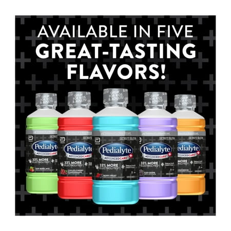 Pedialyte AdvancedCare Plus Electrolyte Drink, Kiwi Berry Mist, 1 Liter
