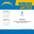 Turner Licensing, NFL Los Angeles Chargers 2025 Desk Calendar