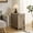 Gray, variant on Erinnyees Choco Farmhouse End Table, Side Table with USB Charging Station - Narrow Nightstand with Drawer, Adjustable Shelf & Storage Cabinet for Living Room, Bedroom