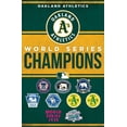 thumbnail image 2 of MLB Oakland Athletics - Champions 23 Canvas Wall Poster, 14.725" x 22.375", 2 of 4