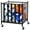 20*19*22", variant on VEVOR Rolling Sports Ball Storage Cart, Lockable Basketball Cage with Elastic Straps, Sport Equipment Holder Organizer for Indoor Outdoor, Steel Storage Rack for Garages, Playgroup, Gym and Schools