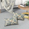 thumbnail image 6 of Chinoiserie Floral Pillow Covers 12x20 Inch Set of 2 Blue Green Spring Vintage Seasonal Decorative Lumbar Throw Pillowcases Rustic Farmhouse Outdoor Cushion Cases Decor for Sofa Couch Bed, 6 of 6