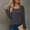 Dark Gray, variant on Womens Tops Trendy Basic Summer 2024 Loose Round-Neck Long Sleeve Casual T-shirt Top Solid Blouse
