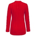 thumbnail image 3 of KOGMO Women's Cable Knit Sweater Cardigans with Buttons and Pockets, 3 of 5