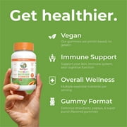 MaryRuths Toddler Multivitamin Gummies, Immune Support Overall Health, Strawberry, Papaya & Super Punch Flavor, 60 Ct