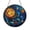 Acrylic 3.5 Inch, variant on Planet Window Hanging – Decorative Stained Glass Style Space Decor