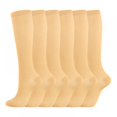 thumbnail image 1 of Compression Socks for Women and Men Support Graduated 15-20 mmHg Medias De Compresion Mujer(3 Pairs), 1 of 7