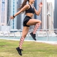 thumbnail image 6 of Lsque Strawberry Pattern Sport Compression Socks for Men & Women 15-20 mmHg Knee High Nurse Pregnant Running Medical and Travel Athletic, 6 of 6