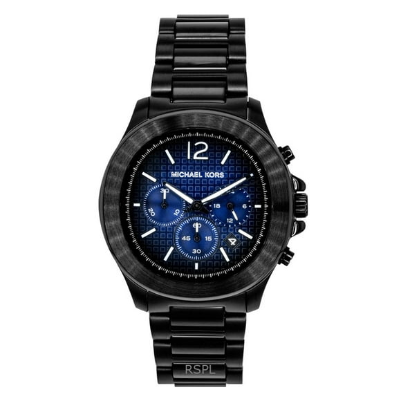 Michael Kors Oversized Sage Chronograph Stainless Steel Blue Dial Quartz MK9193 Men's Watch