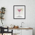 thumbnail image 3 of Stupell Industries Contemporary Pink Cosmo on Stripes Black Framed Print Under Glass, 17 x 21, by Kim Allen, 3 of 8