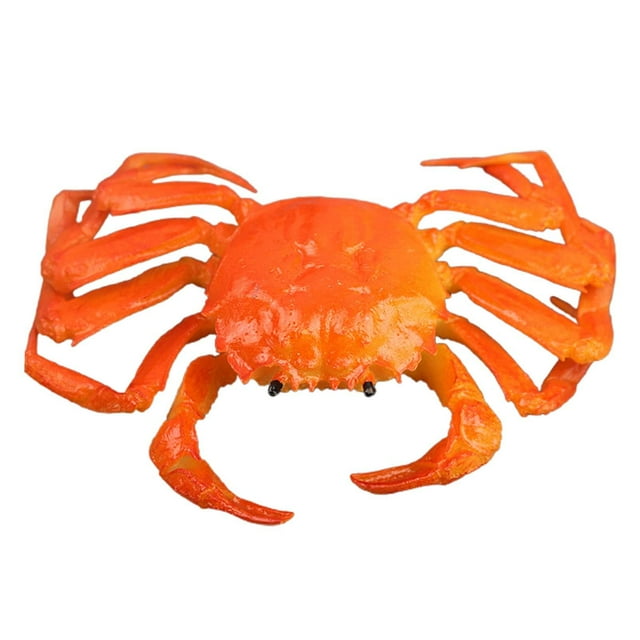 Modelo De Animales Marinos Sunnimix Figuras Simulación Juguetes Para Niños Niñas Naranja