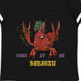 thumbnail image 4 of Inktastic Mardi Gras Come at Me Breaux Crayfish Boys or Girls Toddler T-Shirt, 4 of 5