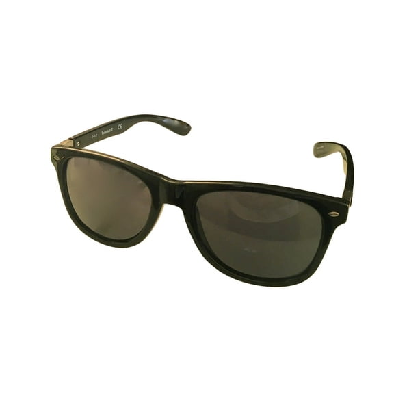 Timberland Men Sunglass Black Plastic Square, Smoke Lens TB7154 1A