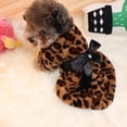 thumbnail image 5 of Praeter Dog Winter Dress Leopard Dog Coats Pet Jackets Comfortable for Small Medium Dog Cats P S, 5 of 6
