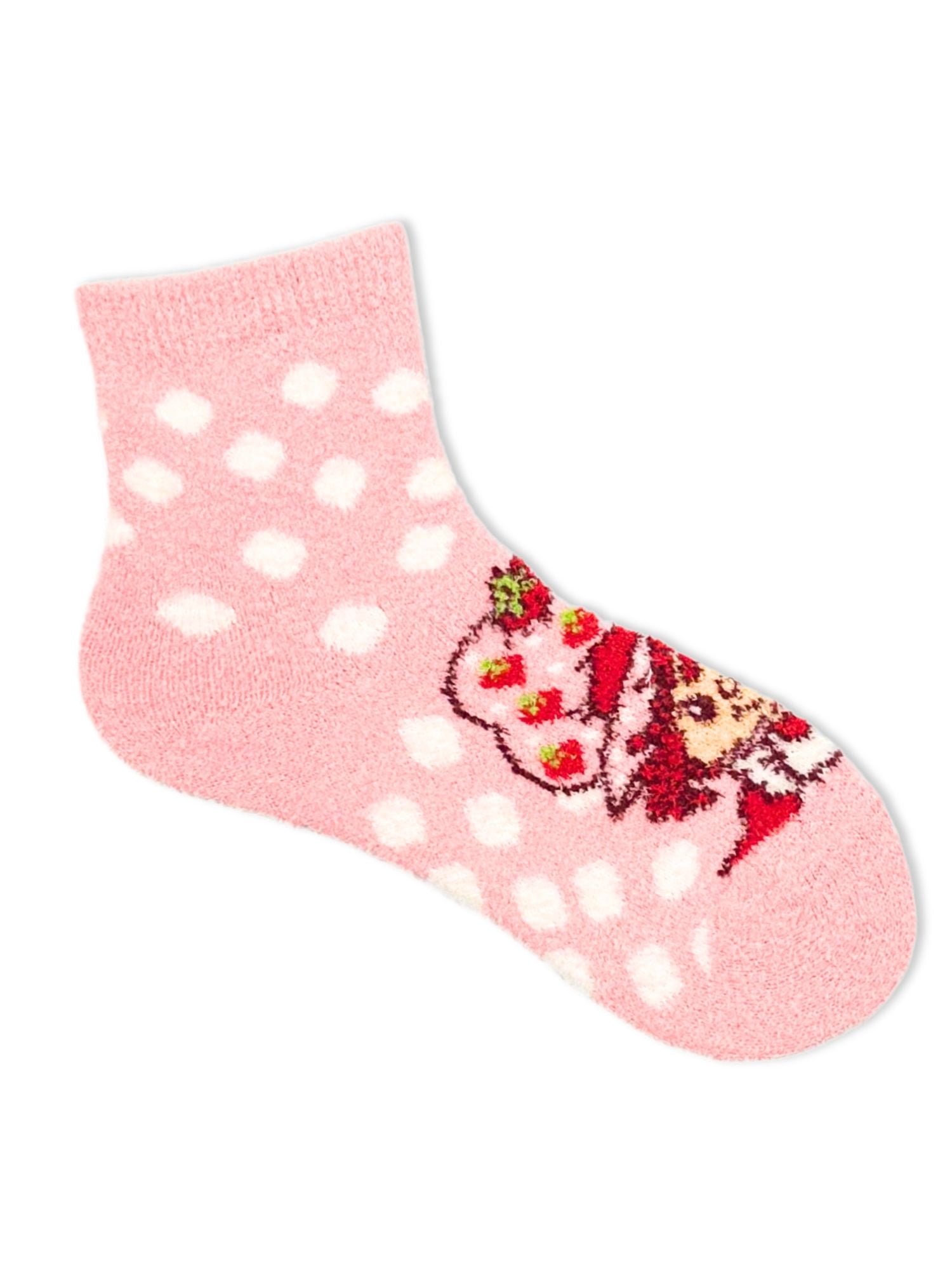 Strawberry Shortcake Girls Cozy Socks, 2-Pack, Sizes S/M-M/L