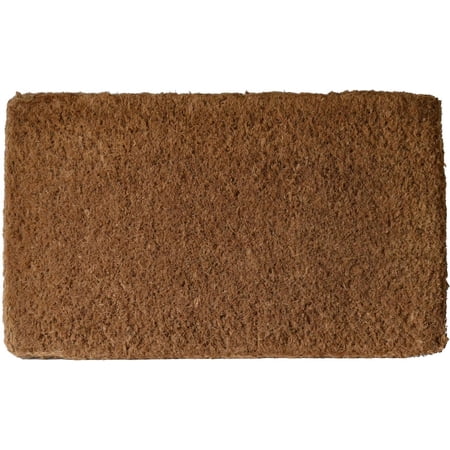 Plain Coir Doormat, 14 by 24-Inch$$Garden &