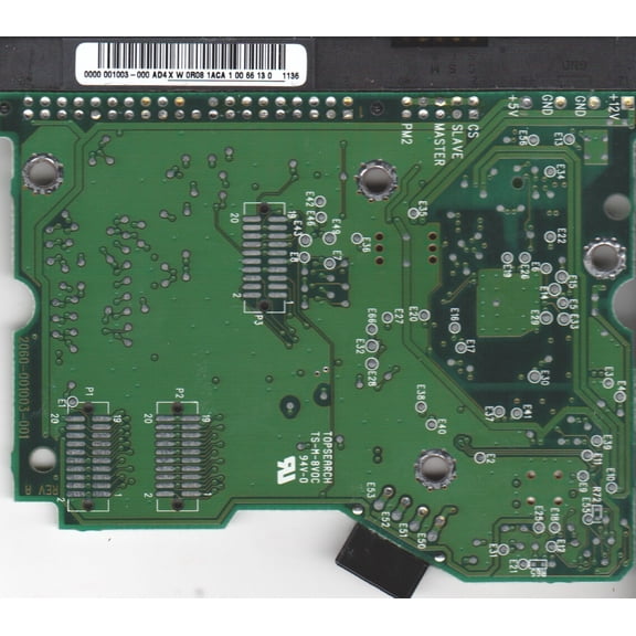 WD300BB-00AUA1, 0000 001003-000 AD4, WD IDE 3.5 PCB