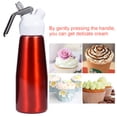 thumbnail image 3 of Whipped Cream Maker,500mL Aluminum Whipped Dessert Cream Whipper Cream Foam Maker User-Friendly Design, 3 of 8