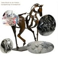 thumbnail image 3 of Metal Three-dimensional Openwork Adonis-horse Sculpture Horse Sculpture-Adonis Desktop Decorative Ornaments(Without lights), 3 of 9