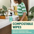 thumbnail image 4 of Aunt Fannie’s Natural Cleaning Vinegar Wipes, Bright Lemon, 35 Count, 4 of 8