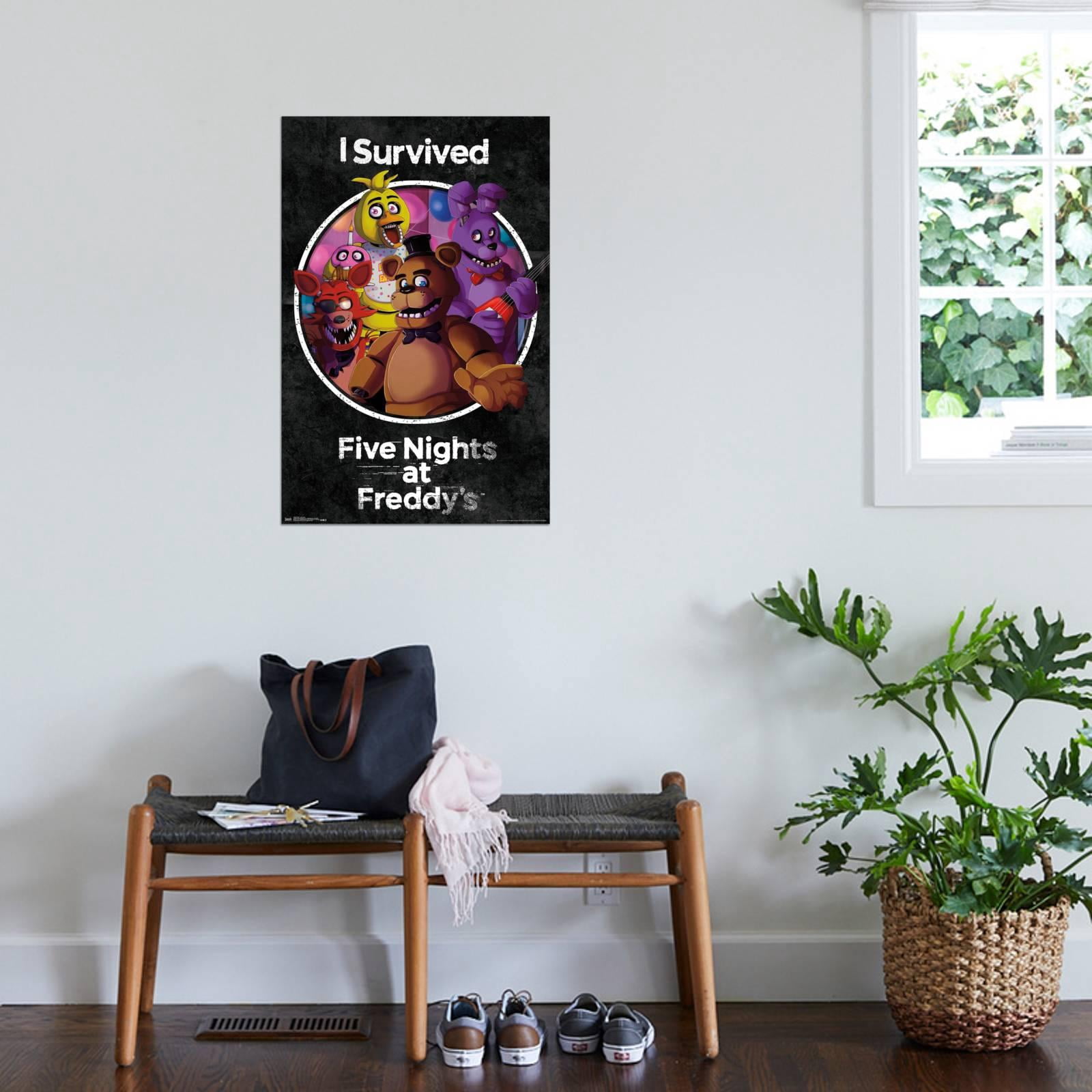 Five Nights at Freddy's - Survived Canvas Wall Poster, 22.375" x 34"