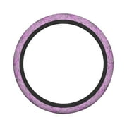 XMXY Car Steering Wheel Cover, Abstract Flower Jar Texture Non-Slip Jeep Truck Universal Elastic Steering Wheel Protector 15 inch