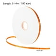 thumbnail image 2 of Uxcell 0.28" x 100 Yards Double Face Decorate Crafts Roll Satin Ribbon Orange, 2 of 5