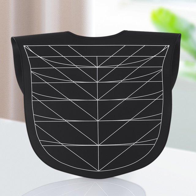 Salón Peluquero para La Almohadilla Corte Goma Guía Cuello Impermeable Con Pautas Silicona Pesada
