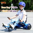 thumbnail image 2 of Hoverboard Accessories, Hoverboard Seat Attachment Fits Self Balancing Scooter Go Cart Frame (White), 2 of 5