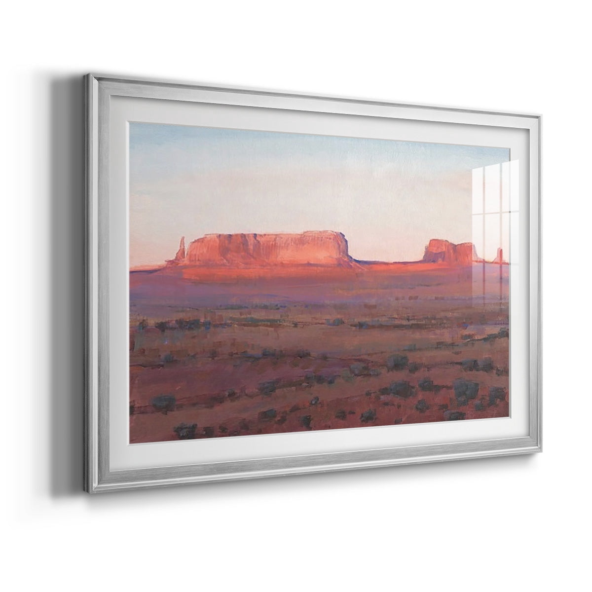 Red Rocks at Dusk I Premium Framed Print - Ready to Hang