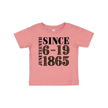 

Inktastic Juneteenth Since 6-19-1865 Gift Baby Boy or Baby Girl T-Shirt