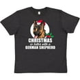thumbnail image 3 of Inktastic Christmas is Better with a German Shepherd Youth T-Shirt, 3 of 5
