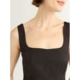 thumbnail image 2 of Free Assembly Women's and Women's Plus Sleeveless Square Neck Cotton Midi Dress, Sizes XS-4X, 2 of 4